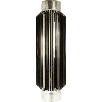Труба-радиатор 1,0м Ø110мм 1,0мм AISI 304 из нержавеющей стали фото, ціна