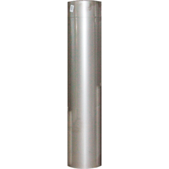Труба одностенная 1,0м Ø130мм 1,0мм AISI 201 из нержавеющей стали