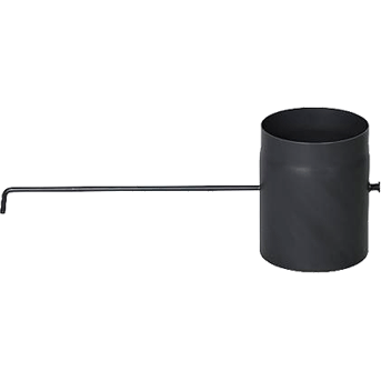 Кагла дымоходная с ручкой Ø150мм 2мм из низколегированной стали